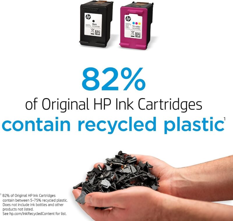 Original HP 65 Black Ink Cartridge | Works with HP AMP 100 Series, HP DeskJet 2600, 3700, 5000 Series, HP ENVY 5000 Series | Eligible for Instant Ink | N9K02AN  Amazon.ca Office Products - Image 6