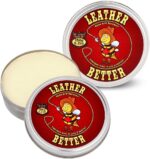 Leather Better Leather Conditioner for Furniture - Leather Cleaner and Restoration for Leather Couches, Boots and Shoes, Bags, Saddles and Tack, Jackets, and Car Seats/Leather Softener (300 Grams)