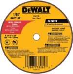 DeWalt DW8719 A60T Cutting Wheel – 4" x 1/16" x 3/8" | Heavy Duty Aluminum Oxide Metal Cutting Disc - Image 2