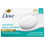 Dove Sensitive Skin Soap Bar, 16 BARS x 106 g | Buy Online - Image 2