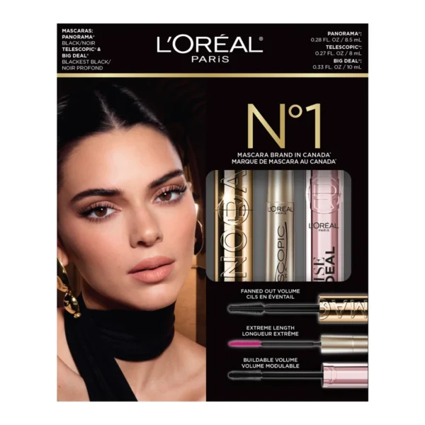 L'Oréal Paris Mascara Trio Set | Buy Online at MKZmart