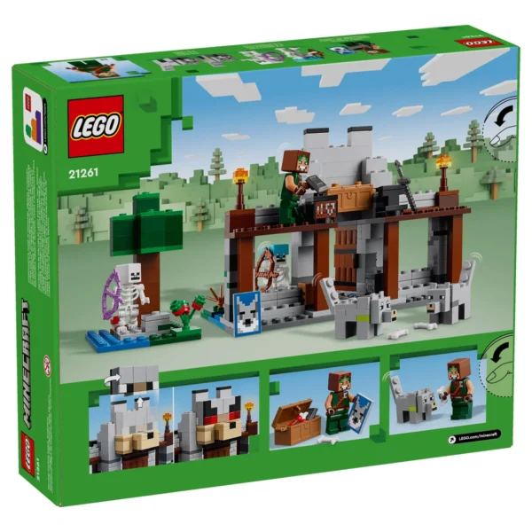 LEGO Minecraft The Wolf Stronghold Fortress Playset Video Game Toy 21261 | Buy Online