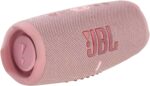 JBL Charge 5 Portable Bluetooth Speaker with Deep Bass, IP67 Waterproof and Dustproof, Up To 20 Hours of Playtime, Built-in Powerbank - Pink