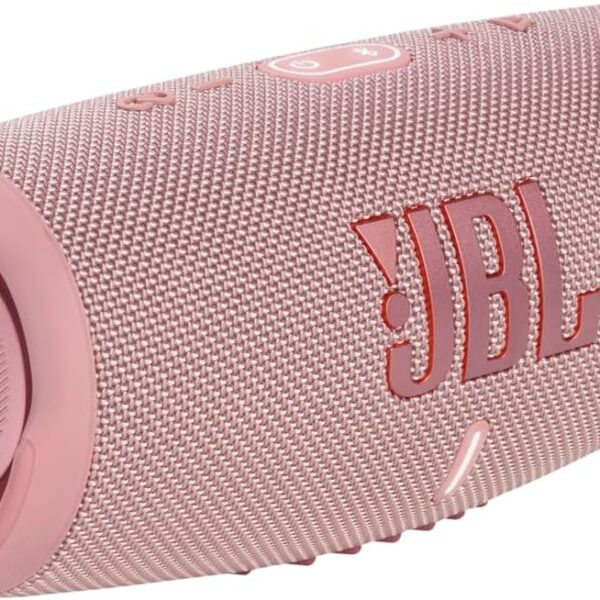 JBL Charge 5 Portable Bluetooth Speaker with Deep Bass, IP67 Waterproof and Dustproof, Up To 20 Hours of Playtime, Built-in Powerbank - Pink