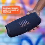 JBL Charge 5 Portable Bluetooth Speaker with Deep Bass, IP67 Waterproof and Dustproof, Up To 20 Hours of Playtime, Built-in Powerbank - Pink - Image 2