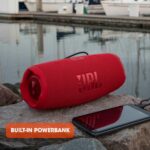 JBL Charge 5 Portable Bluetooth Speaker with Deep Bass, IP67 Waterproof and Dustproof, Up To 20 Hours of Playtime, Built-in Powerbank - Pink - Image 3